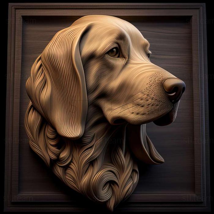 3D model Chapendois dog (STL)